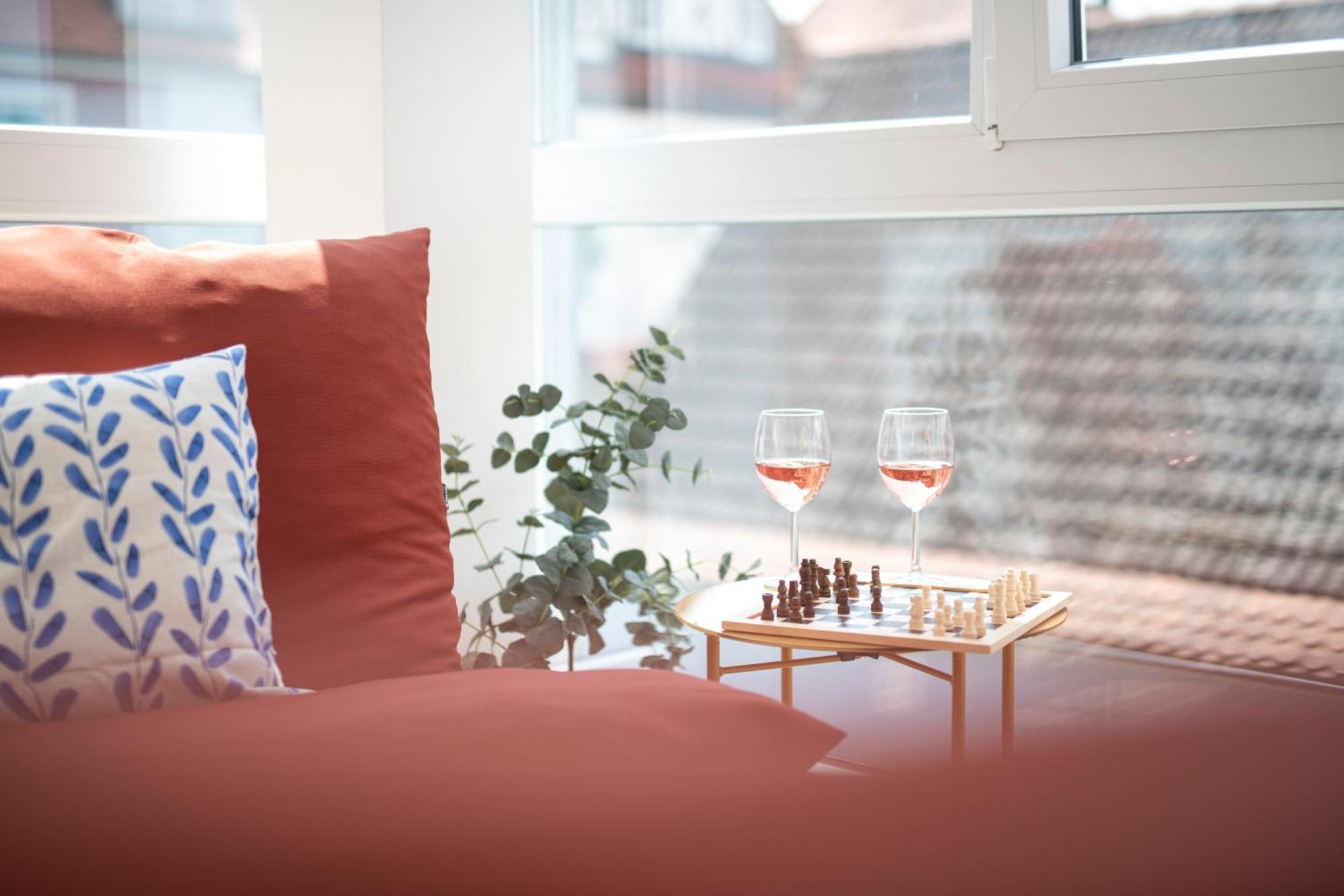Bunter Hund Apartments - Zentrales Apartment, Parkplatz, Wintergarten, Kinderzimmer Rothenburg ob der Tauber Exteriör bild