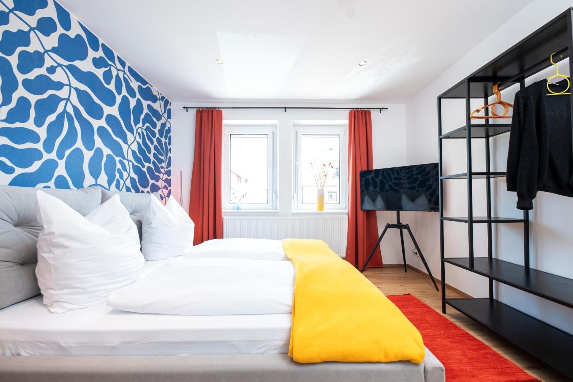 Bunter Hund Apartments - Zentrales Apartment, Parkplatz, Wintergarten, Kinderzimmer Rothenburg ob der Tauber Exteriör bild